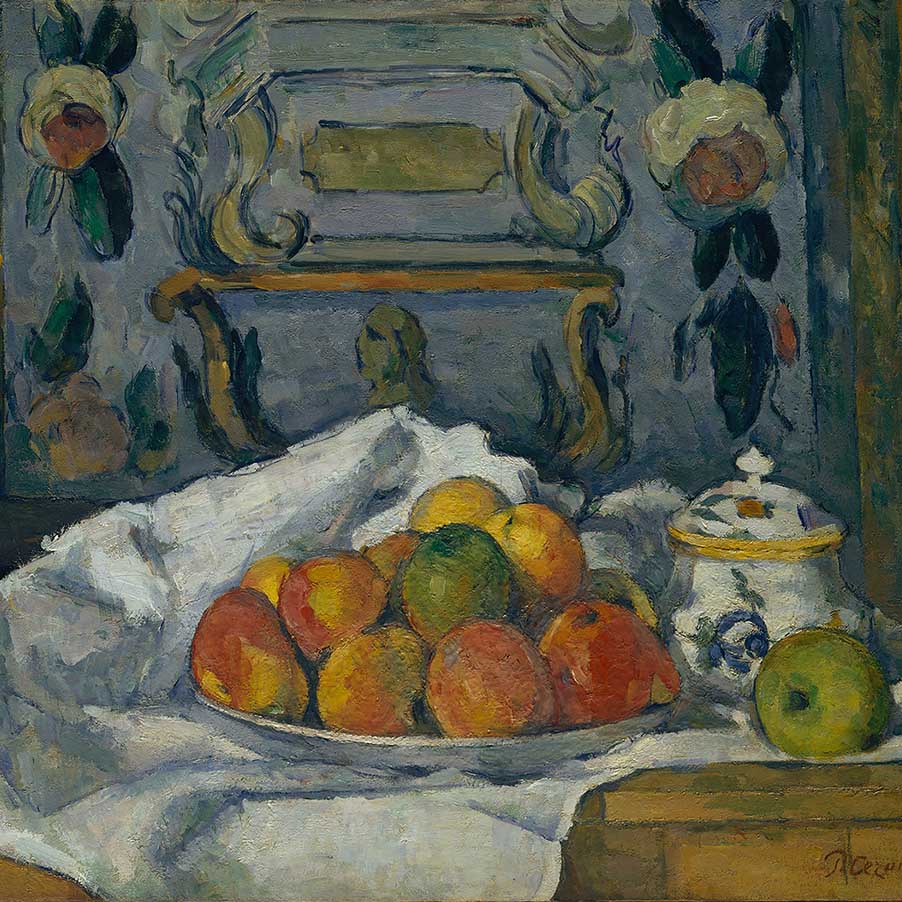 Dish of Apples by Paul Cézanne