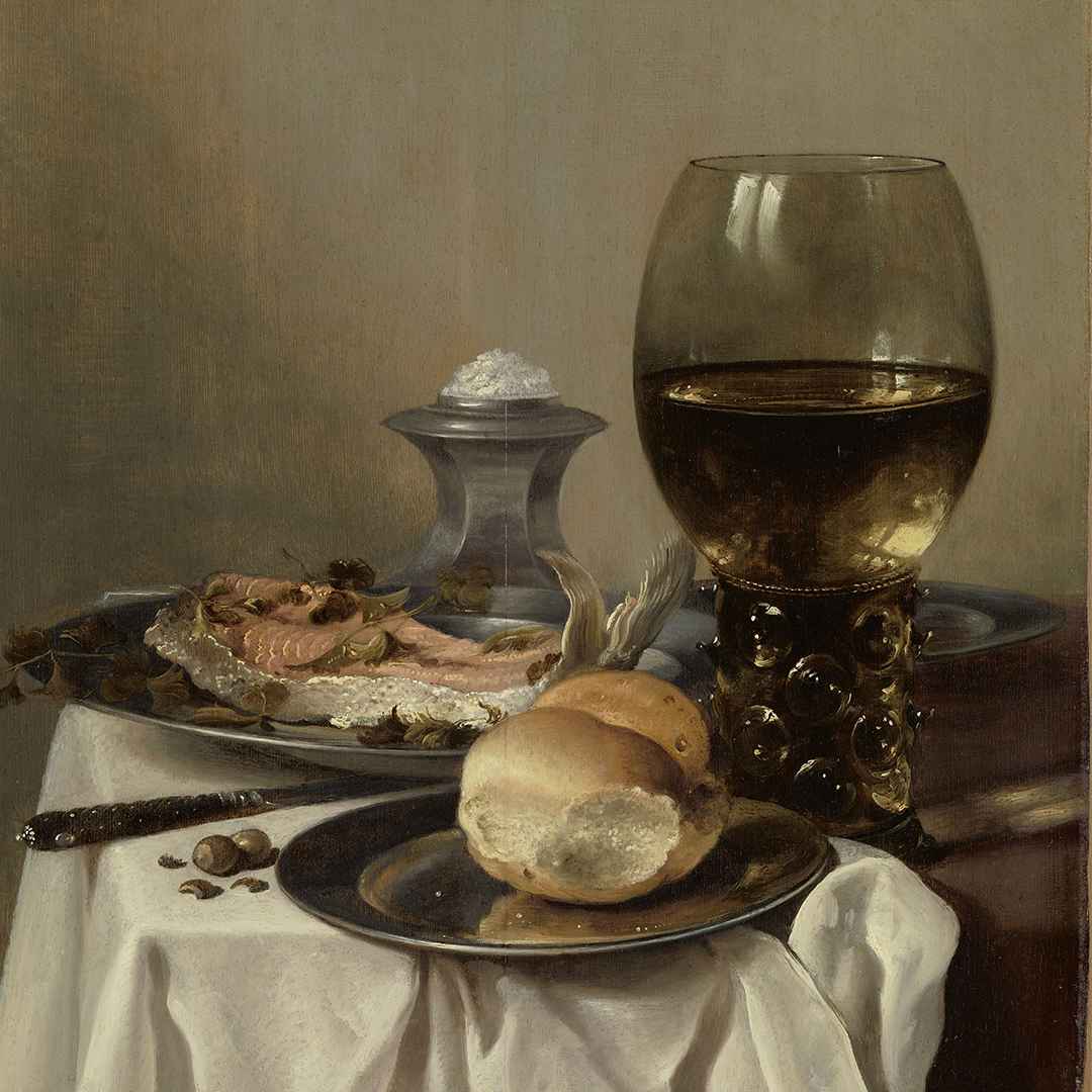 Still Life with a Salt by Pieter Claesz